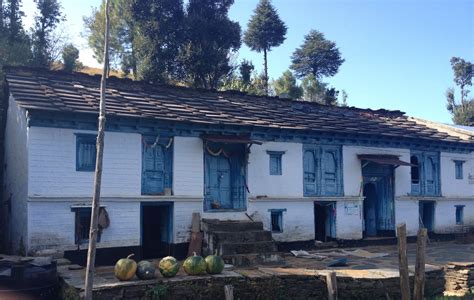 Kumaoni House Uttarakhand Himalayas India Earth Materials Vernacular Architecture Earth