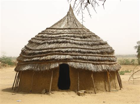 Nature Daytime Hut Cultures 1080p Tree Thatched Roof White
