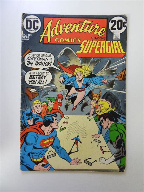 Adventure Comics 423 1972 Vg Condition 1 Spine Split Comic Books