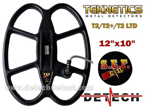 Detech 12×10″ Sef Butterfly Search Coil For Teknetics T2 T2 And T2 Ltd