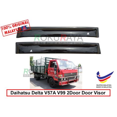 Daihatsu Delta V57A V99 Lorry 2Door AG Door Visor Small 7cm Width