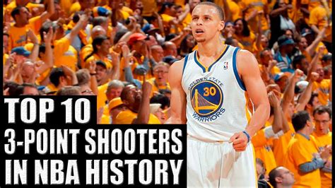 Top 10 3 Point Shooters in Nba History - YouTube