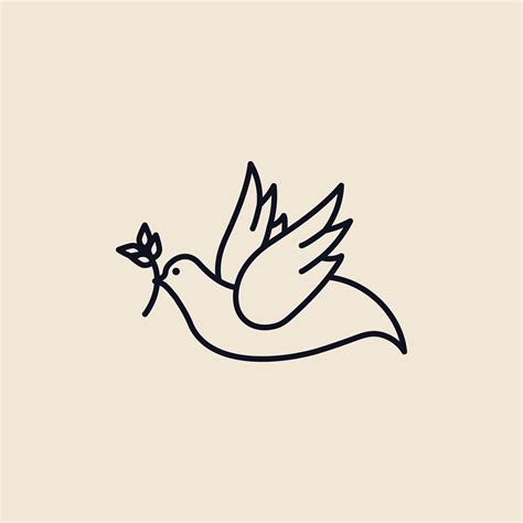 Illustration Of A Dove Of Peace Download Free Vectors Clipart