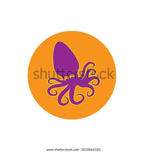 Template Logos Labels Emblems Purple Silhouette Stock Vector Royalty