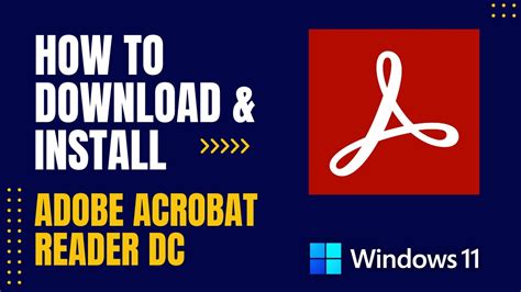 How To Download And Install Adobe Acrobat Reader Dc For Windows Youtube