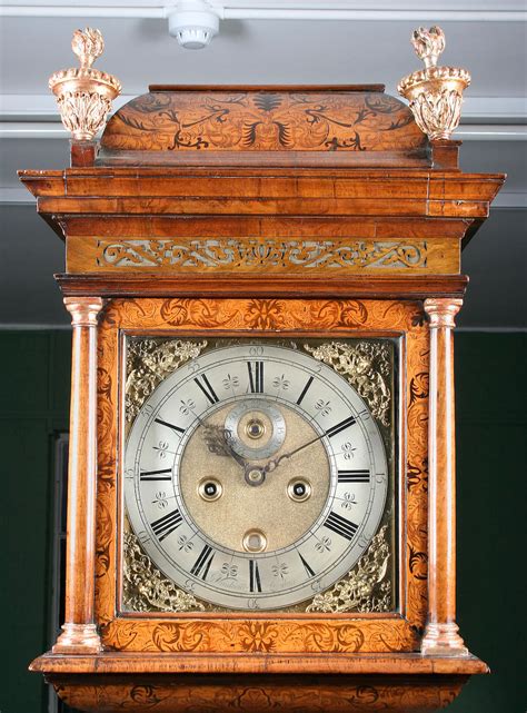 Bonhams A Fine Late 17th Century Inlaid Walnut Longcase Clock Joseph Windmills London