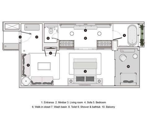 Alila Seminyak Deluxe Suite 72 Sqm 775 Sqft Hotel Floor Plan