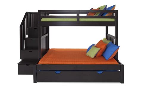 Keystone Stairway Twinfull Bunk Bed With Storagetrundle Unit