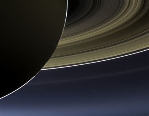 The Day The Earth Smiled Saturn Shines In This Amazing Image From The