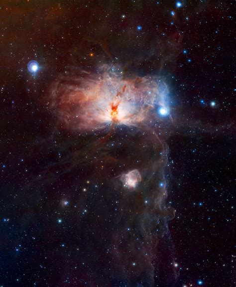 The Hidden Fires Of The Flame Nebula Full Frame Eso