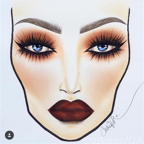 Facechart By Cassieemua Mac Makeup Looks Best Mac Makeup Eye Makeup Tips Makeup Inspo
