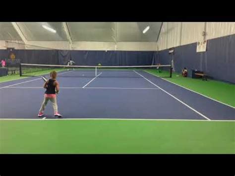 Year Old Tennis Prodigy Match Play Youtube