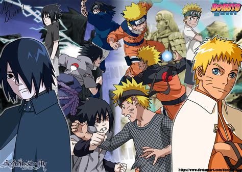 Naruto Vs Sasuke Friends Rivals Brothers By