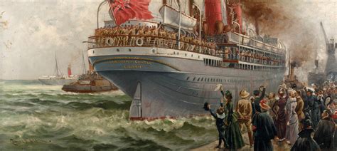 The Kinfauns Castle As A Troopship Royal Museums Greenwich