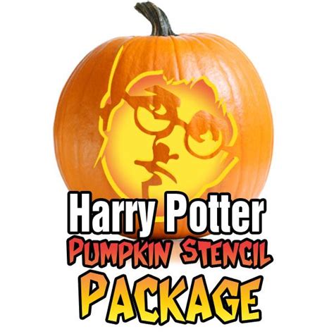 Harry Potter Pumpkin Carving Package Ultimate Pumpkin Stencils