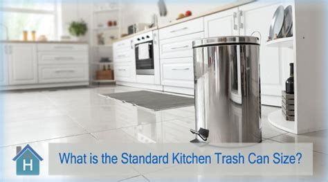 What Size Trash Can For Kitchen Is Standard THD Feature 