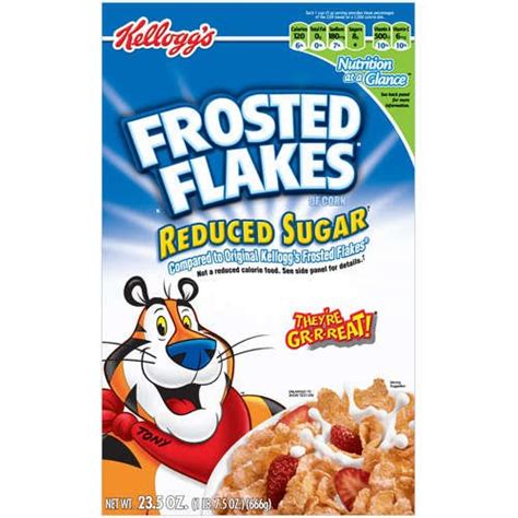 Kellogg S Frosted Flakes Reduced Sugar Cereal 23 5 Oz