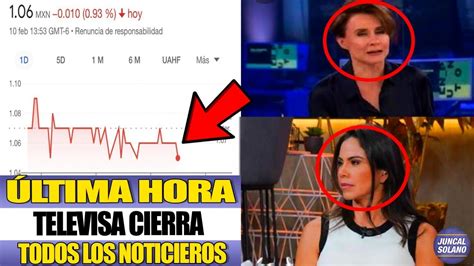 Quiebra Inminente Televisa Cierra Todos Sus Noticieros Azcarraga