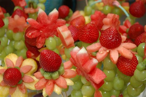Ideas By Chaya Fresh Fruit Flower Arrangements