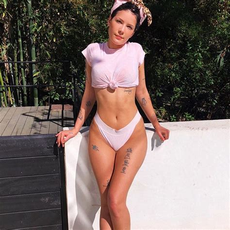 36 Hottest Halsey Pictures Sexy Near Nude Photos Instagram Bikini Pics