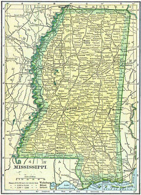 1910 Mississippi Census Map Access Genealogy