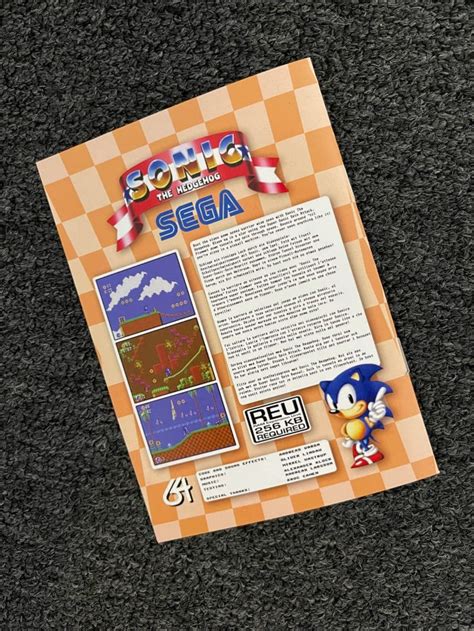 Sonic The Hedgehog Commodore 64 Box Set Retro 8bit Shop