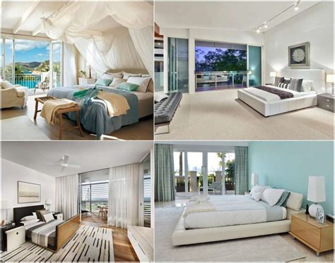 It makes so beautiful color combination inspired from this image. Chic Bedroom Designs with Balconies