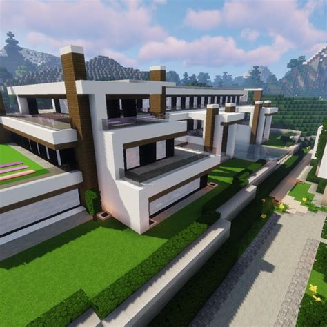 Модерн дома майнкрафт Minecraft Minecraft