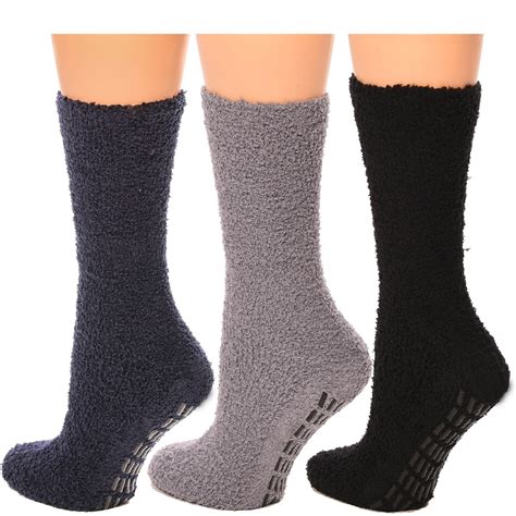 Debra Weitzner Debra Weitzner Non Slip Hospital Socks Fuzzy Slipper