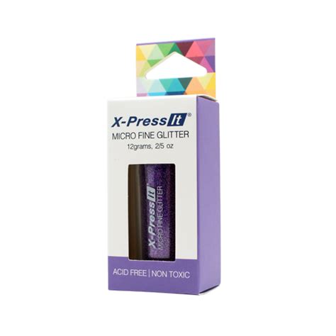 X Press It Micro Fine Glitter 12gms Violet