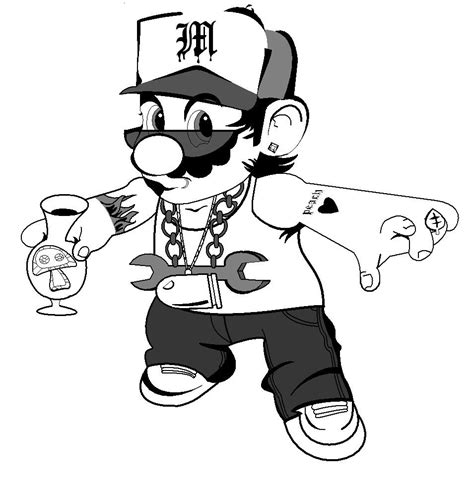 Gangster Dope Coloring Pages Askworksheet