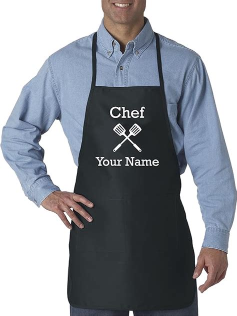 Hot4tshirts Personalized Chefs Cooking Apron For Men