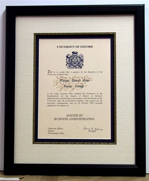 Great Art And Frame Work Zoom Oxford Diploma