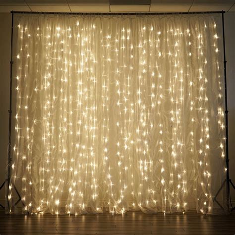 600 Led Curtain Lights Warm White