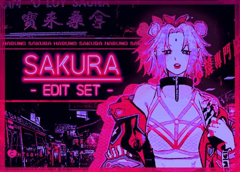 Neon Sakura Set 🌸 Naruto Amino