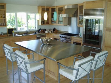 It does not include inside or white glove delivery. Stainless Steel Island Top - Brooks Custom - Modern ...