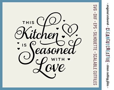 Svg Kitchen Seasoned With Love Svg Apron Towel Kitchen Svg Etsy