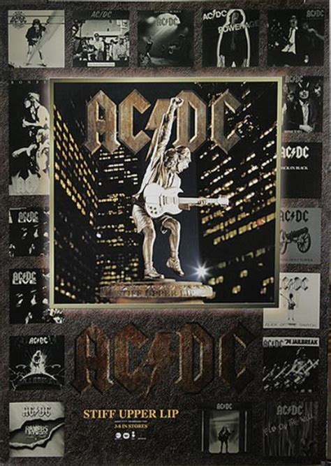 It was the band's thirteenth internationally released studio album and the fourteenth to be released in australia. AC/DC Stiff Upper Lip Japanese Promo poster (482890)