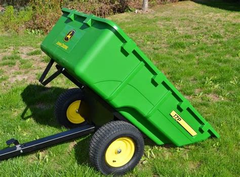 John Deere Lb Cu Ft Tow Behind Poly Utility Cart Pct Jd