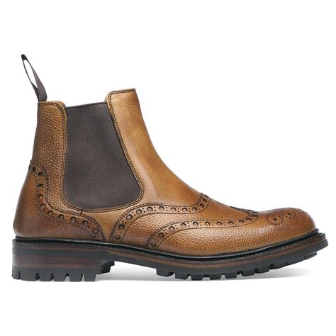 Chelsea boots are a wardrobe staple for every stylish gent. Cheaney Tamar C | Men's Tan Leather Chelsea Boot | Made in ...