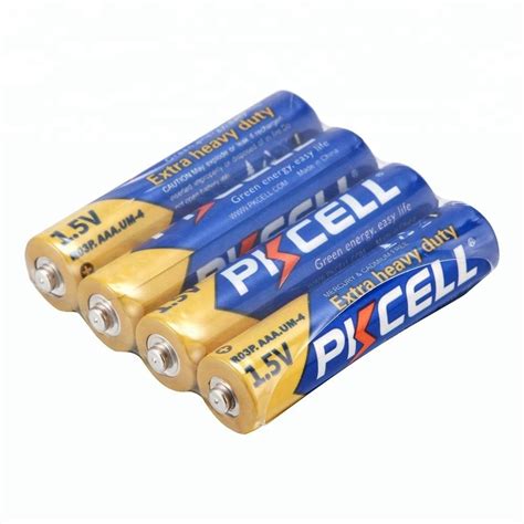 Pkcell Extra Heavy Duty Aaa Battery 40 Pcs 1 Box Model R03p 15v