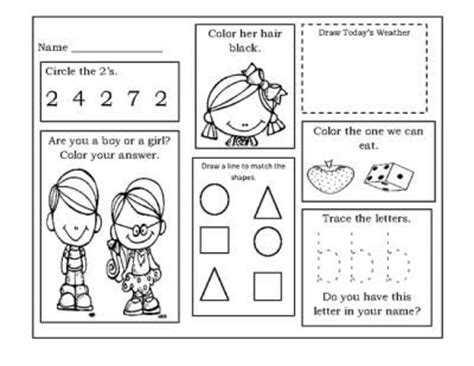 English worksheets worksheets on grammar, writing and more. 30 Work Pages For 3-5 Year Olds | | 3 year old preschool ...