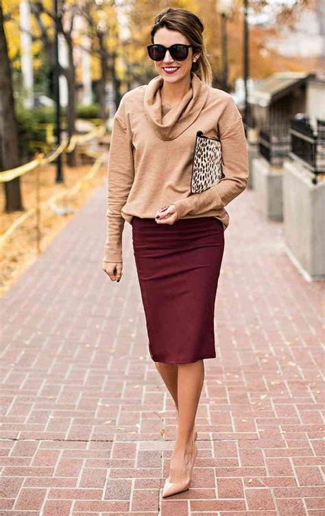 How To Be The Most Stylish Girl In The Office 13 Ways To Wear A Pencil