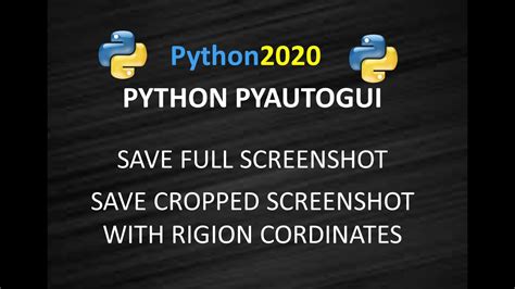 Save Screenshot Using Python Capture Screen Shot Using Python