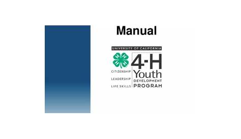 4-h presentation manual