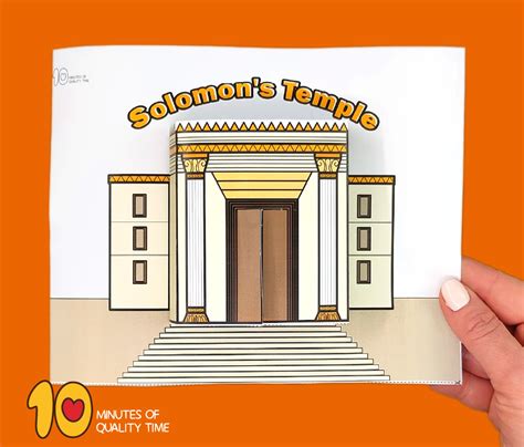 Solomons Temple 3d Craft 10 Minutes Of Quality Time