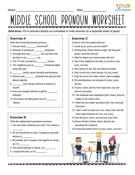 6th Grade Grammar Practice Worksheet