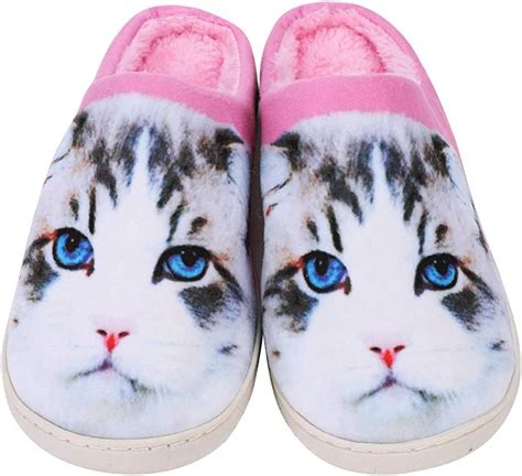 Uk Ladies Cat Slippers