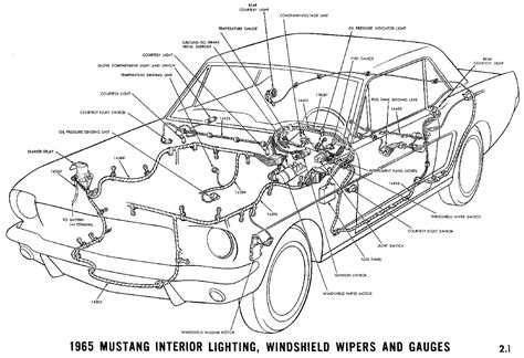 1972 ford mustang color wiring diagram. 1965 Mustang Wiring Diagrams - Average Joe Restoration