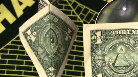 Изображение дьявола на долларе